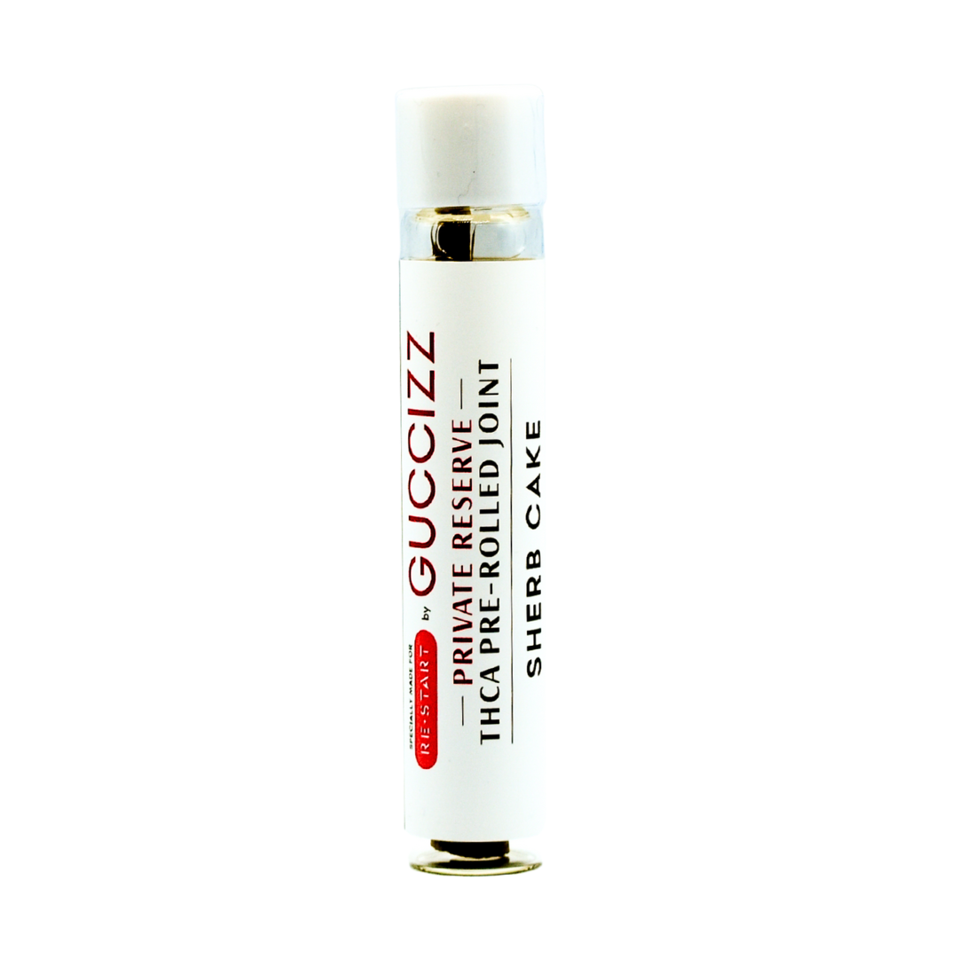 Guccizz Luxury High THCA Pre-Rolls (1.2G) 1-ct (Reg. Price $17) / (I) Sherb Cake 33%